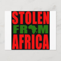 Stolz aus Afrika - Rote Schwarze und Grüne Flagge
