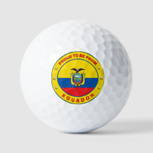 Stolz aus Ecuador. Golfball