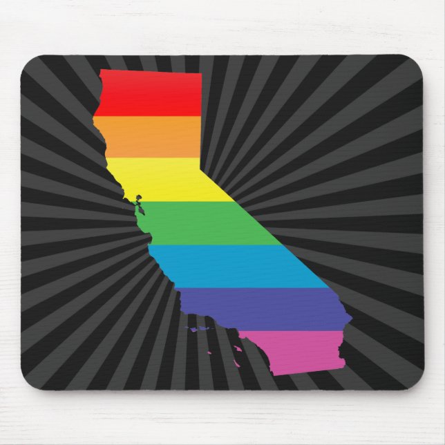 Stolz aus Kalifornien. Mousepad (Vorne)