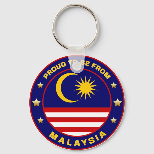 Stolz aus Malaysia Schlüsselanhänger (Vorderseite)