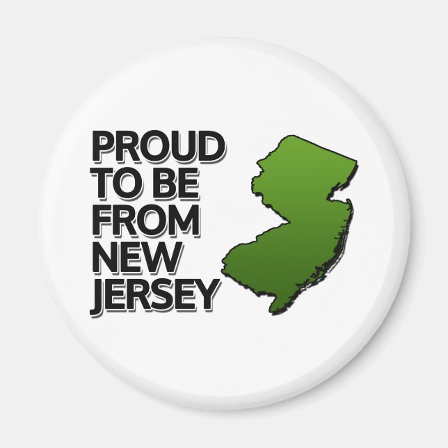 Stolz aus New Jersey Magnet (Vorne)