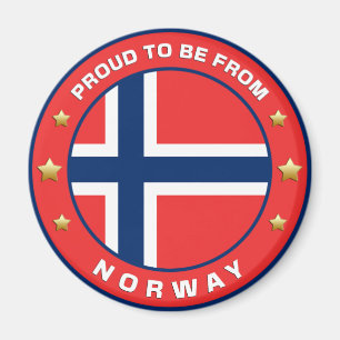 Stolz aus Norwegen Magnet