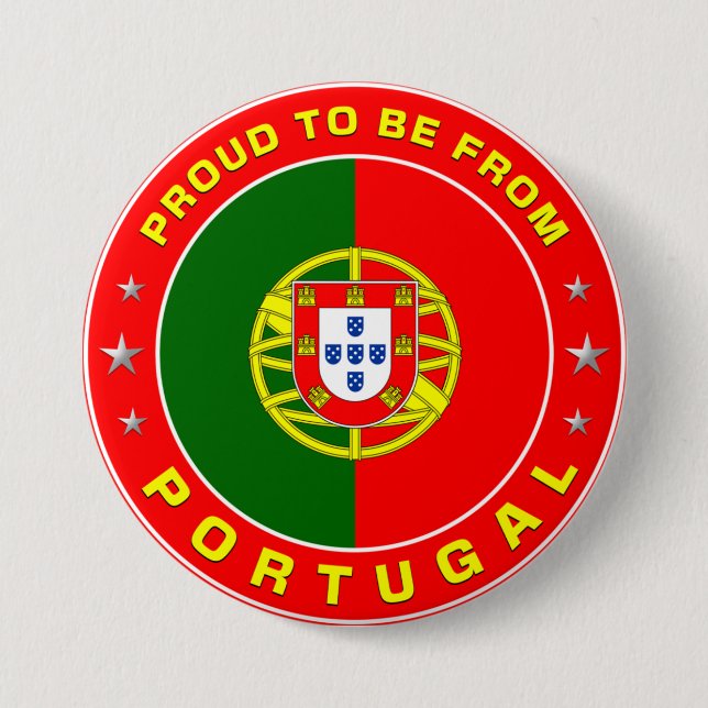 Stolz aus Portugal Button (Vorderseite)