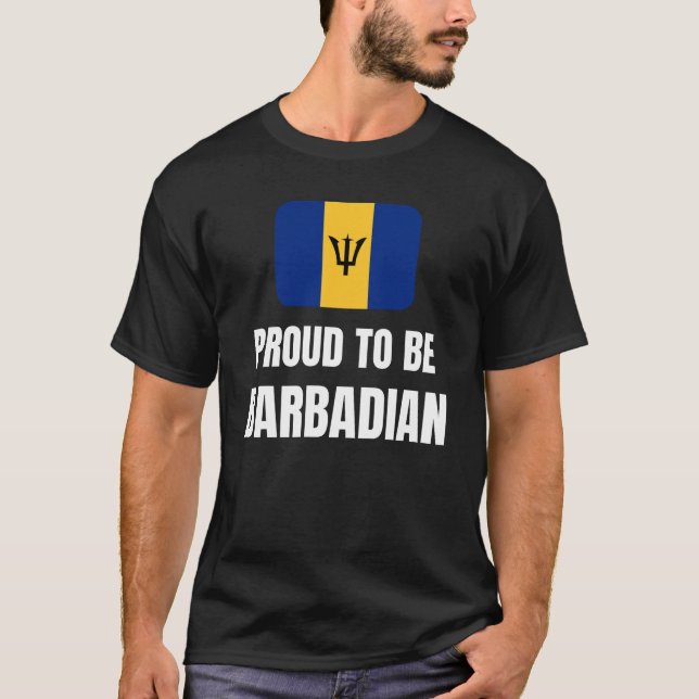 Stolz, Barbadier zu sein T-Shirt (Vorderseite)