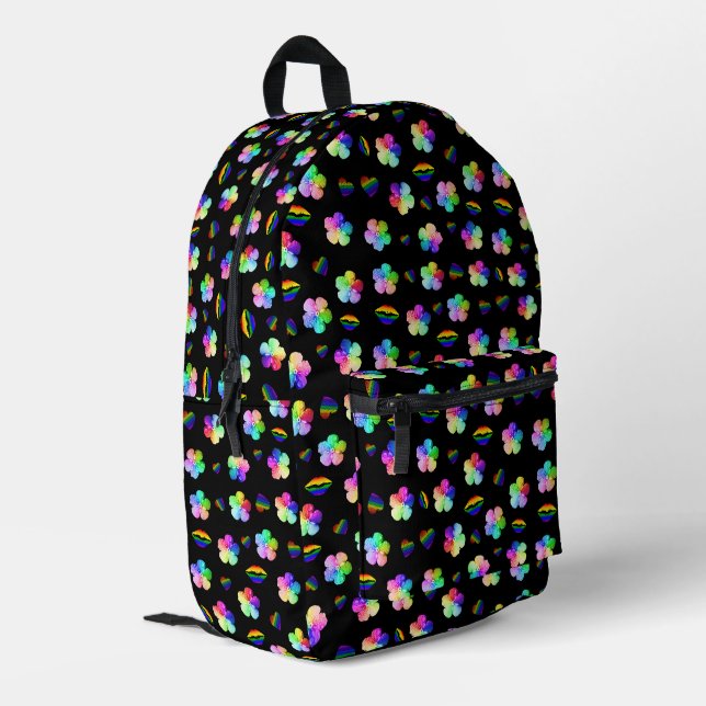 Stolz Bedruckter Rucksack (Rückseitige Ecke links)