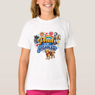 Stolz, behindert zu sein – Empowering Grafikdesign T-Shirt
