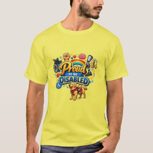 Stolz, behindert zu sein – Empowering Grafikdesign T-Shirt