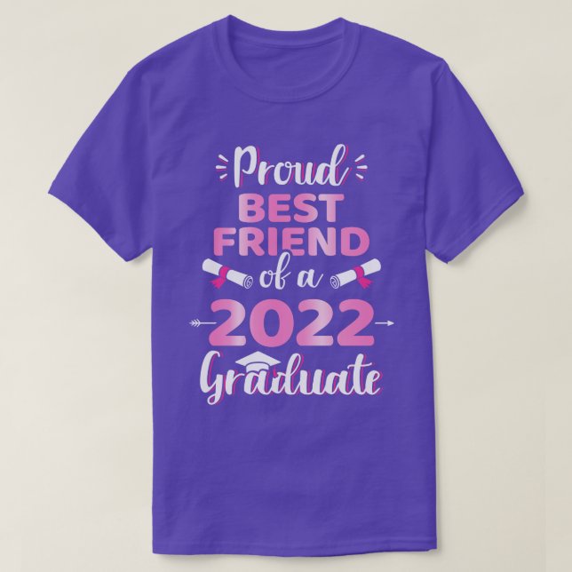 Stolz bester Freund eines Senior Abschluss Clas 20 T-Shirt (Design vorne)