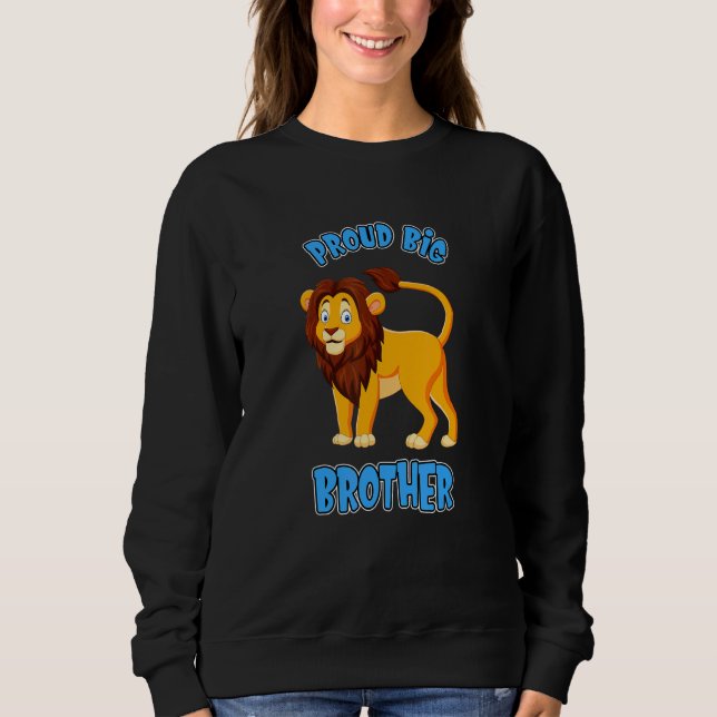 Stolz Big Brother Lion für Jungen & Kinder Sweatshirt (Vorderseite)