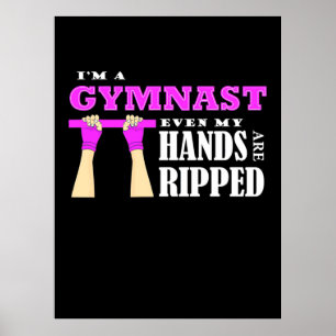 Stolz bin ich Gymnastin Poster