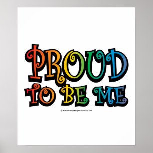 Stolz bin ich LGBT Poster