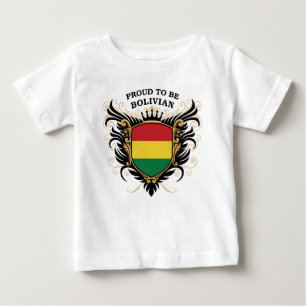 Stolz, bolivianisch zu sein baby t-shirt