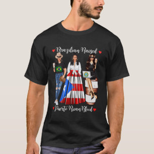 Stolz Brasilianer mit puerto-ricanischen Roots Ric T-Shirt