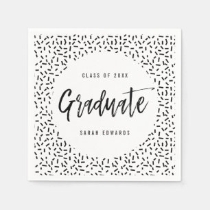 Stolz Brushed Graduierungsparty Napkins Serviette
