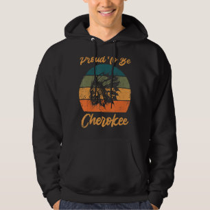 Stolz, Cherokee-Indianer zu sein Hoodie