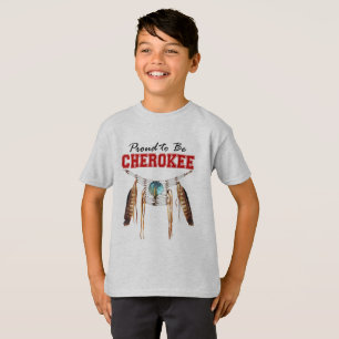Stolz, Cherokee Kleinkind-Jungen-Kleidung zu sein T-Shirt