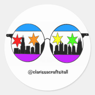 Stolz chicaGOggles Aufkleber