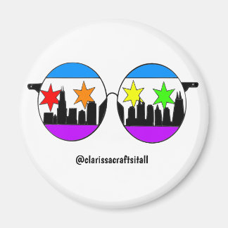 Stolz-ChicaGOgles-Aufkleber Magnet