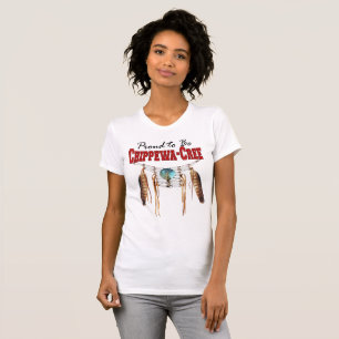 Stolz, Chippewa-Cree-amerikanischer KleiderT - T-Shirt