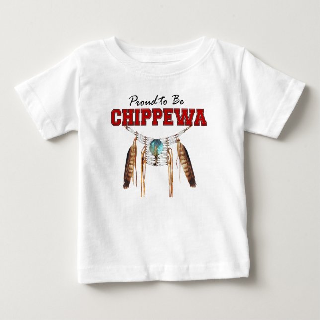 Stolz, Chippewa Kleinkind Pullover Hoodie zu sein (Vorderseite)