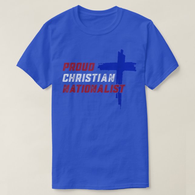Stolz Christlich nationalistisch T-Shirt (Design vorne)