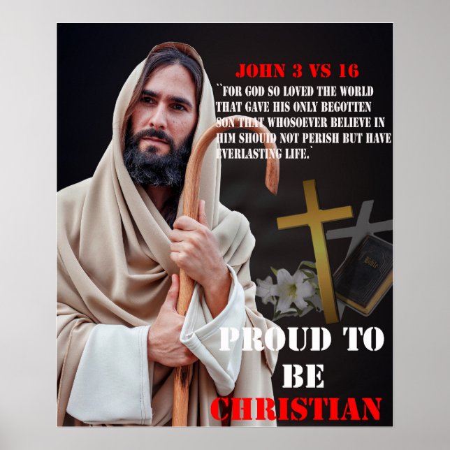 Stolz Christlich Poster (Vorne)