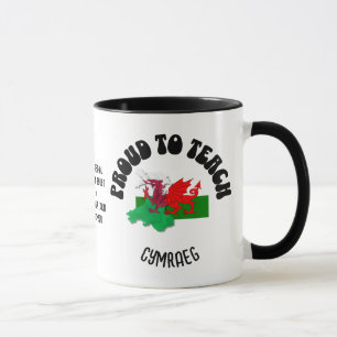 STOLZ, CYMRAEG Welsh Lehrer Wertschätzung beizubri Tasse
