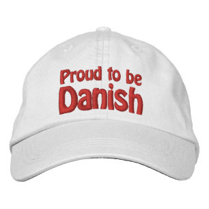Stolz, Däne zu sein Bestickte Kappe