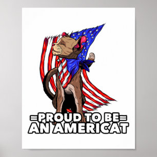 Stolz darauf, eine Amerikat 4. Juli Unabhängigkeit Poster