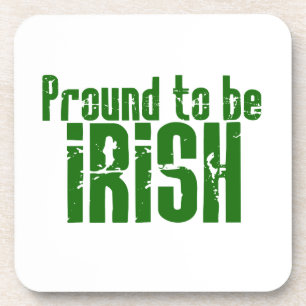 Stolz darauf, irisch zu sein untersetzer
