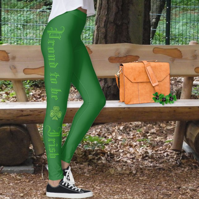 Stolz darauf, irisches St. Patrick's Day Green Kle Leggings (Von Creator hochgeladen)