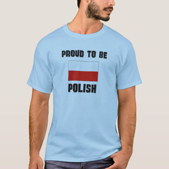 stolz darauf, POLISCH zu sein T-Shirt (Vorderseite)