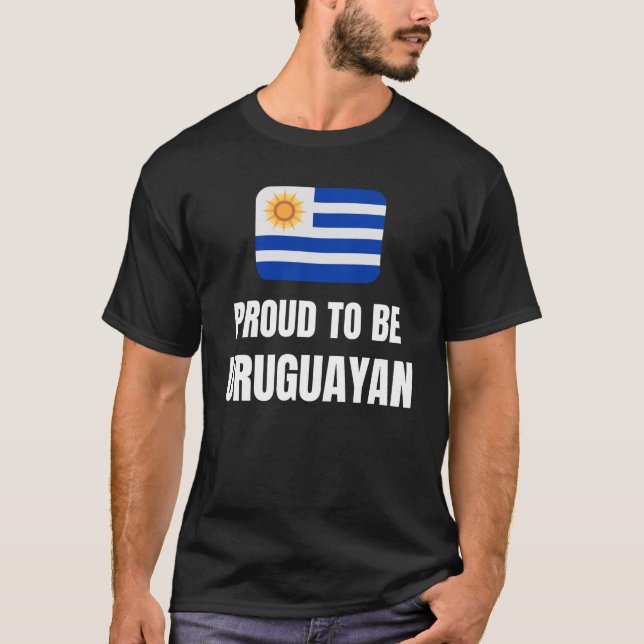 Stolz darauf, Uruguay zu sein T-Shirt (Vorderseite)