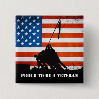 Stolz darauf, Veteran zu sein Button