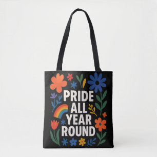 Stolz das ganze Jahr über LGBTQ+ Regenbogen-Design
