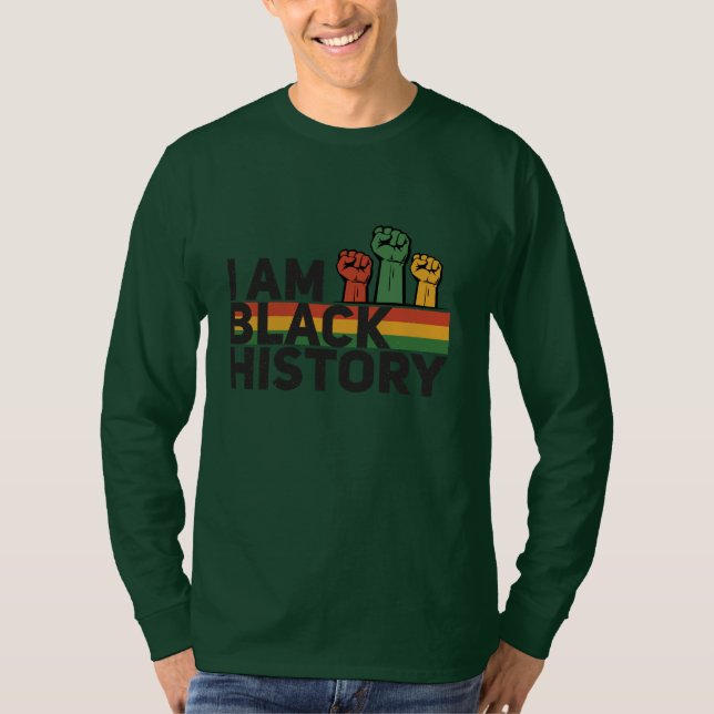 Stolz der Afroamerikaner aus der Junitelste T-Shirt (Vorderseite)