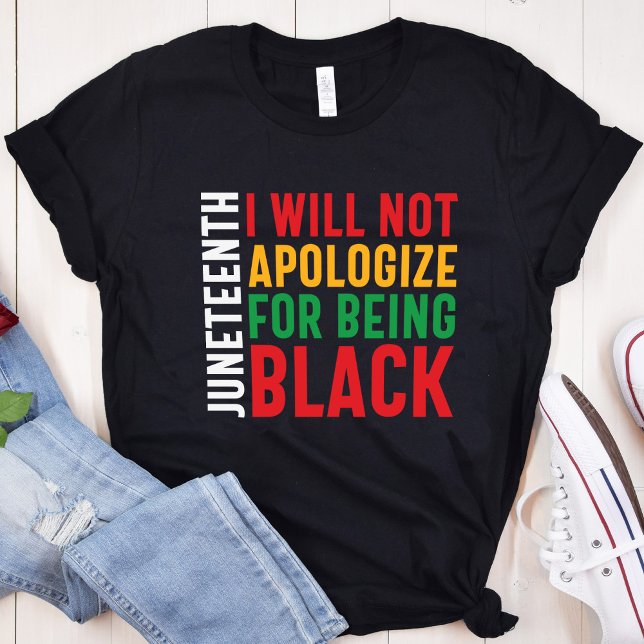 Stolz der Afroamerikaner im Junetezehnten T-Shirt (Von Creator hochgeladen)