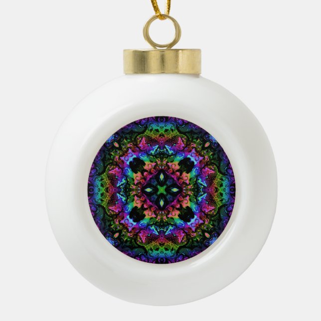 Stolz der Grillen  Keramik Kugel-Ornament (Vorderseite)