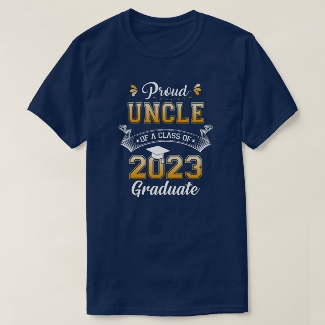 Stolz der Klasse 2023 Hochschulabsolventen 23 T-Shirt (Design vorne)