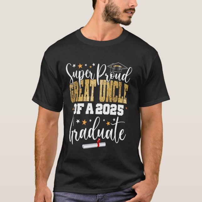 Stolz der Klasse 2025 Senior T-Shirt (Vorderseite)