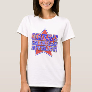 Stolz des Autors des großen amerikanischen Schrift T-Shirt