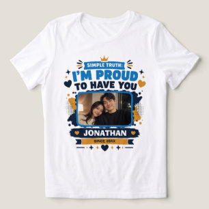 Stolz, dich zu haben, individuell angepasst Tri-Blend shirt