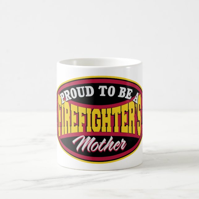 Stolz, die Mutter eines Feuerwehrmanns zu sein Tasse (Mittel)