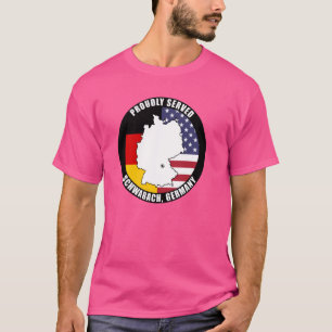 Stolz diente Schwabach Deutschland Militärveteran T-Shirt