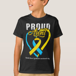 Stolz-Down-Syndrom Tante Bewusstsein T-Shirt