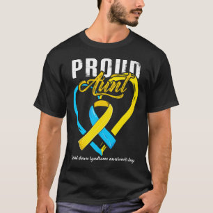 Stolz-Down-Syndrom Tante Bewusstsein T-Shirt