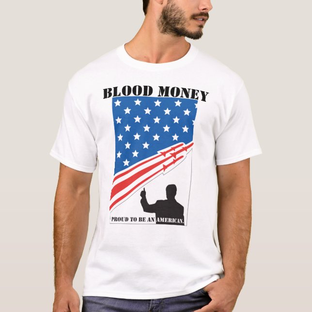 Stolz, ein Amerikaner zu sein T-Shirt (Vorderseite)