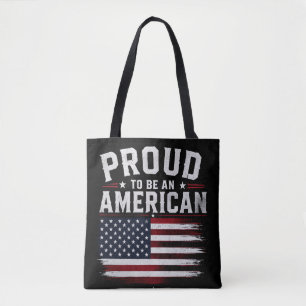 Stolz, ein Amerikaner zu sein USA-Flagge Patriotis