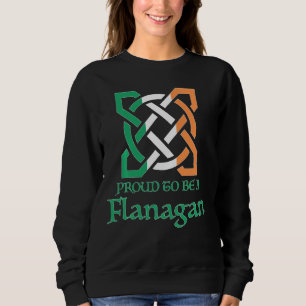 Stolz, ein Flanagan Celtic Knot St Patrick's Da zu Sweatshirt