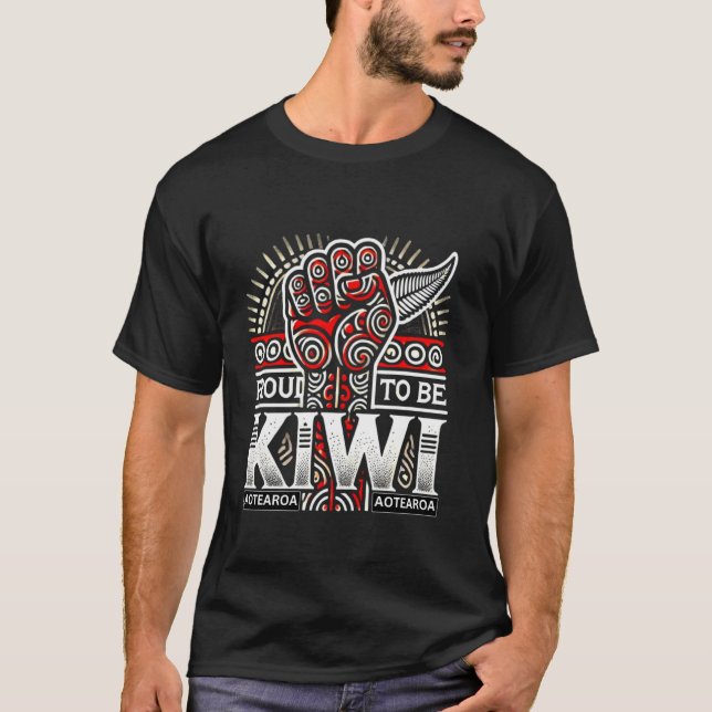STOLZ, EIN KIWI ZU SEIN. T-Shirt (Vorderseite)